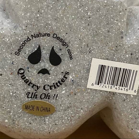 Quarry Critters UH OH Second Nature Design Bears See Hear Speak No Evil Figurine - Picture 12 of 13